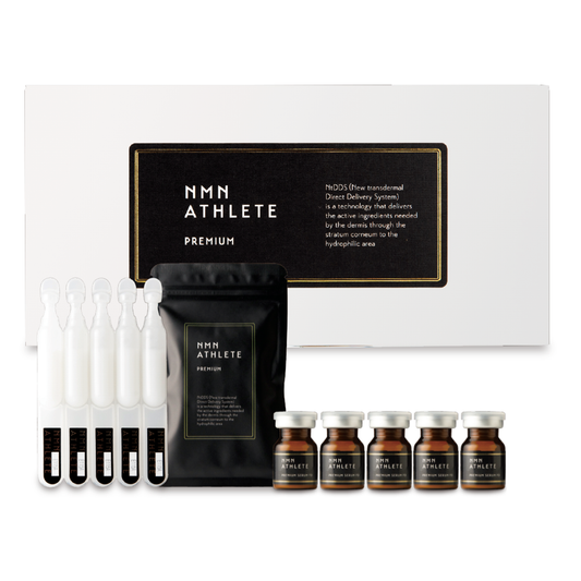 NMN ATHLETE PREMIUM SERUM SET (エヌエムエヌ アスリート プレミアム セラム美容液セット)ヒト臍帯幹細胞培養上清液FD&NMN配合美容液