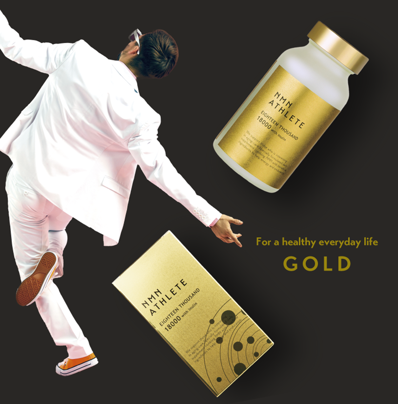 NMN ATHLETE "EIGHTEEN THOUSAND" SUPPLEMENT 180粒(エヌエムエヌアスリート 18000)