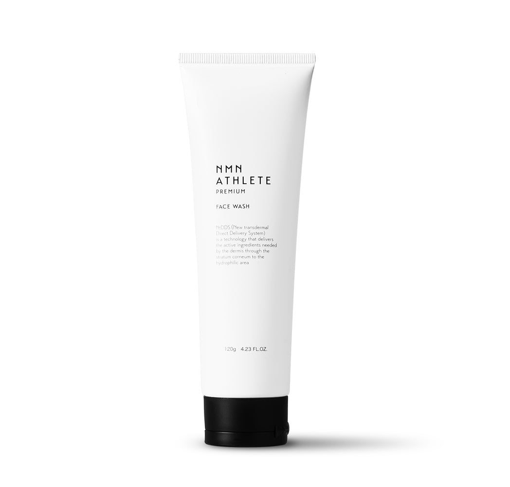 NMN ATHLETE PREMIUM FACE WASH 120g(（エヌエムエヌ アスリート プレミアム フェイスウォッシュ）NMN配合洗顔料